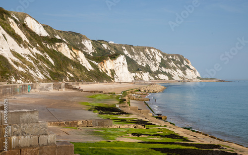 View on the coast of Folkestone