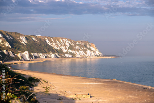 View on the coast of Folkestone