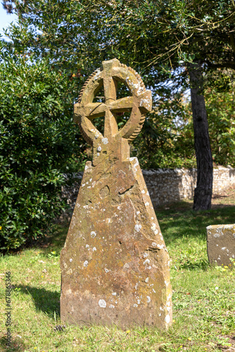 Gravestone in the old cemetery in Rye