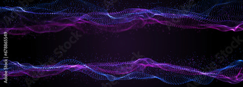 Futuristic shape abstract background. Illustration. 3D rendering.