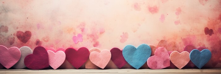 Beautiful love hearts backgrounds for valentines day greeting cards and photo displays