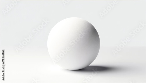 Perfect White Egg on a Plain Background © Skyfe