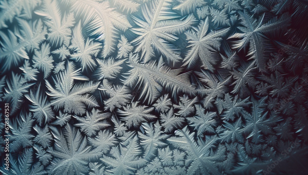 Crystal Frost Patterns on Glass Crystal Frost Patterns on Glass