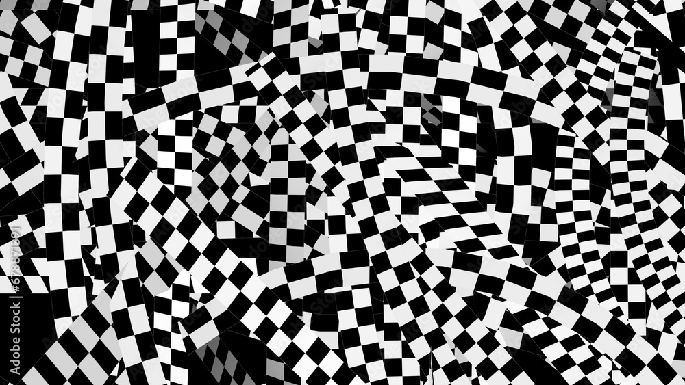 Abstract background with black and white shapes.Wallpaper in UHD format 3840 x 2160.