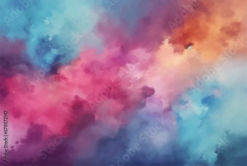 Abstract watercolor background, Abstract watercolor background with watercolor splashes