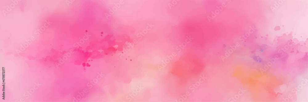 abstract watercolor painting, Watercolor paint splashes, Abstract pink watercolor on white background, pink watercolor splashes
