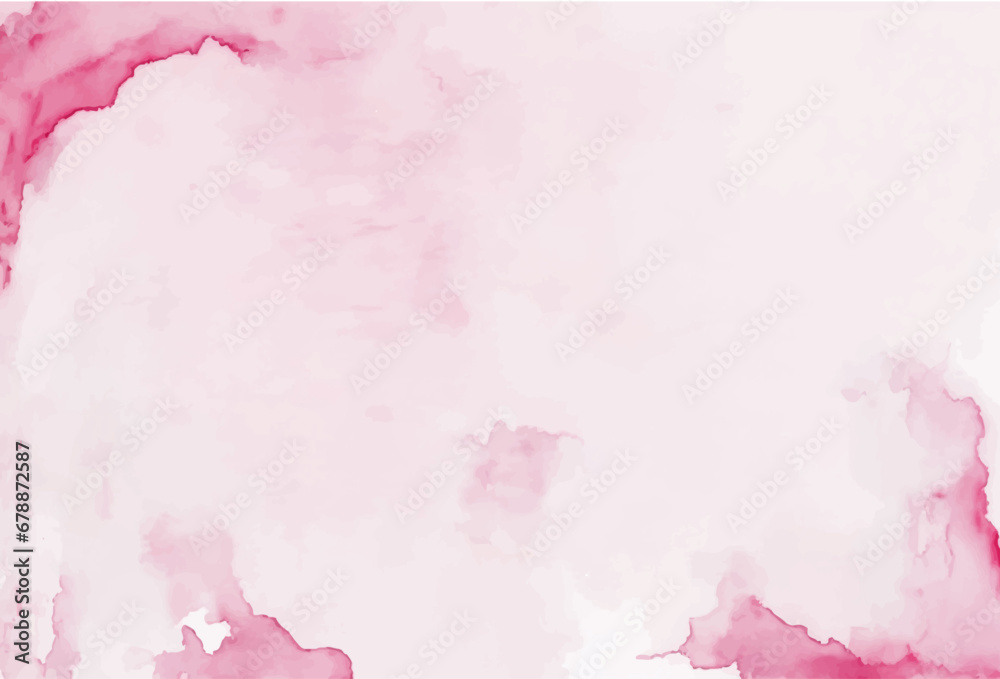 pink background, Pink banner watercolor