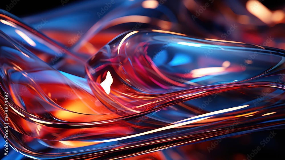 digital artwork featuring dynamic organic lines uhd wallpaper