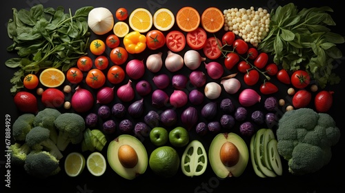 geometric food pattern uhd wallpaper photo