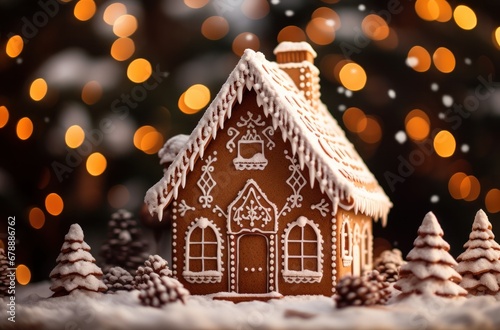 gingerbread house christmas photoshop overlay