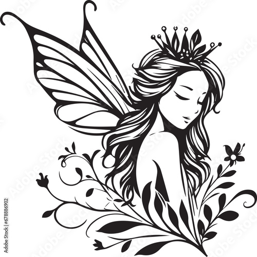 fairy EPS, fairy Silhouette, fairy Vector, fairy Cut File, fairy Vector