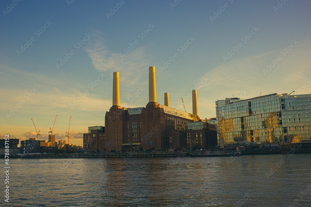 Battersea Power Station in England, London, UK