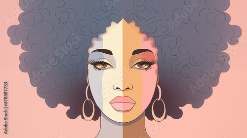 Respeito à Herança: Representação Artística da Mulher Afro no Dia da Consciência Negra, IA Generativa