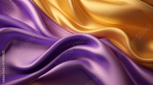 3D Wave Bright Gold Background