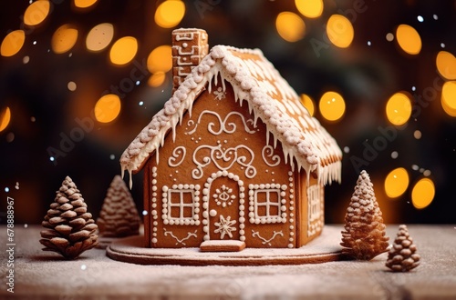 gingerbread house christmas photoshop overlay