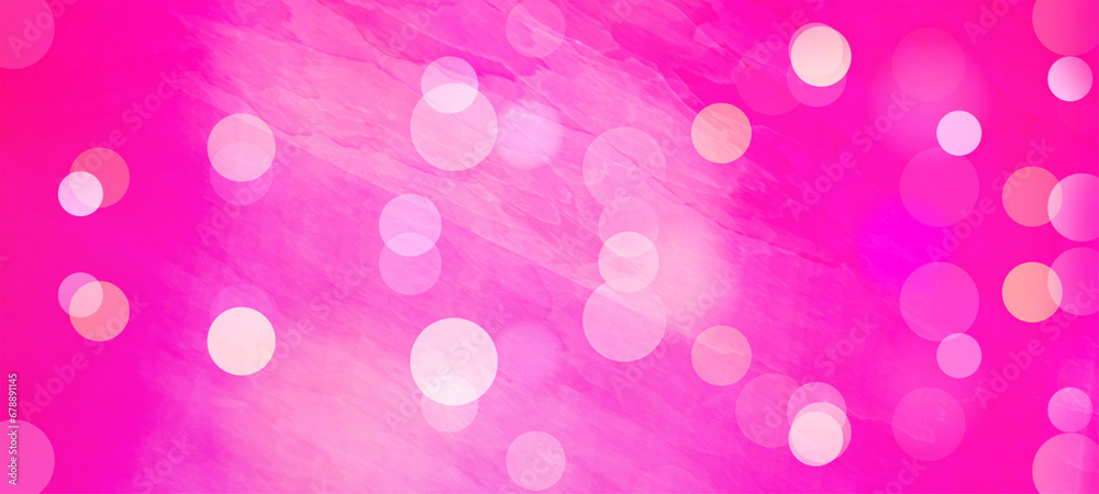 Pink widescreen bokeh background for seasonal, holidays, event and celebrations with copy space for text or your images Pink widescreen bokeh background for seasonal, holidays, event and celebrations with copy space for text or your images