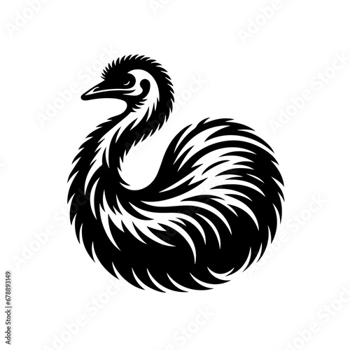 Emu Vector Logo Art