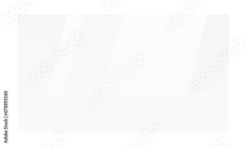 Glass plate or screen reflection vector illustration isolated with no background layer	