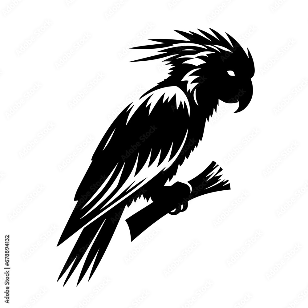 Parrot Vector Logo Art