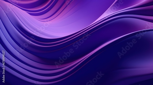 Abstract Waves Purple Tones Background