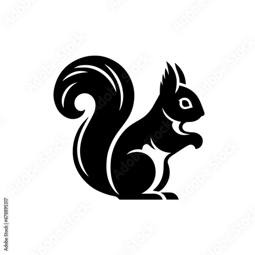 Squirrel Vector Logo Art