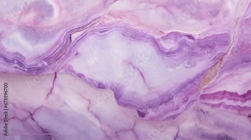 Lavender Marble with Pink Sapphire Horizontal Background. Abstract stone texture backdrop. Bright natural material Surface. AI Generated Photorealistic Illustration.