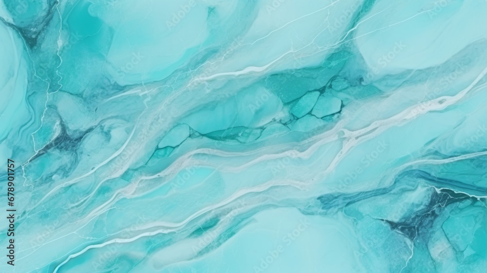 Mint Marble with Aquamarine Horizontal Background. Abstract stone texture backdrop. Bright natural material Surface. AI Generated Photorealistic Illustration. Mint Marble with Aquamarine Horizontal Background. Abstract stone texture backdrop. Bright natural material Surface. AI Generated Photorealistic Illustration.