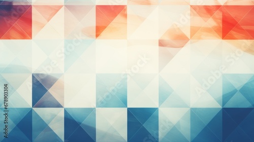 Symmetrical exciting geometric background