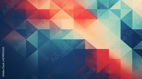 Symmetrical exciting geometric background
