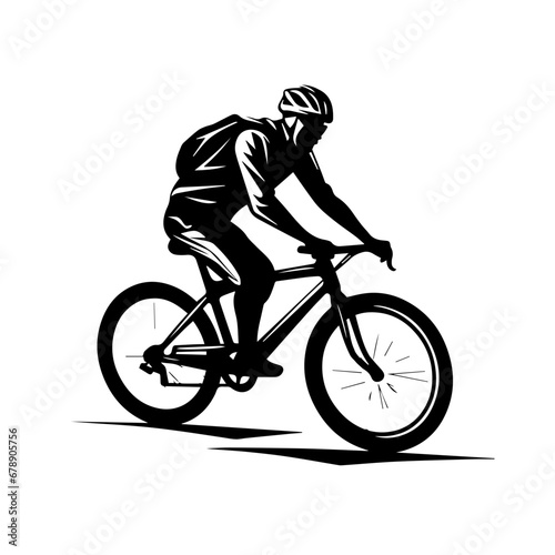 Biking Vector Logo Art