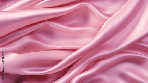 Pink Silk Cloth Background