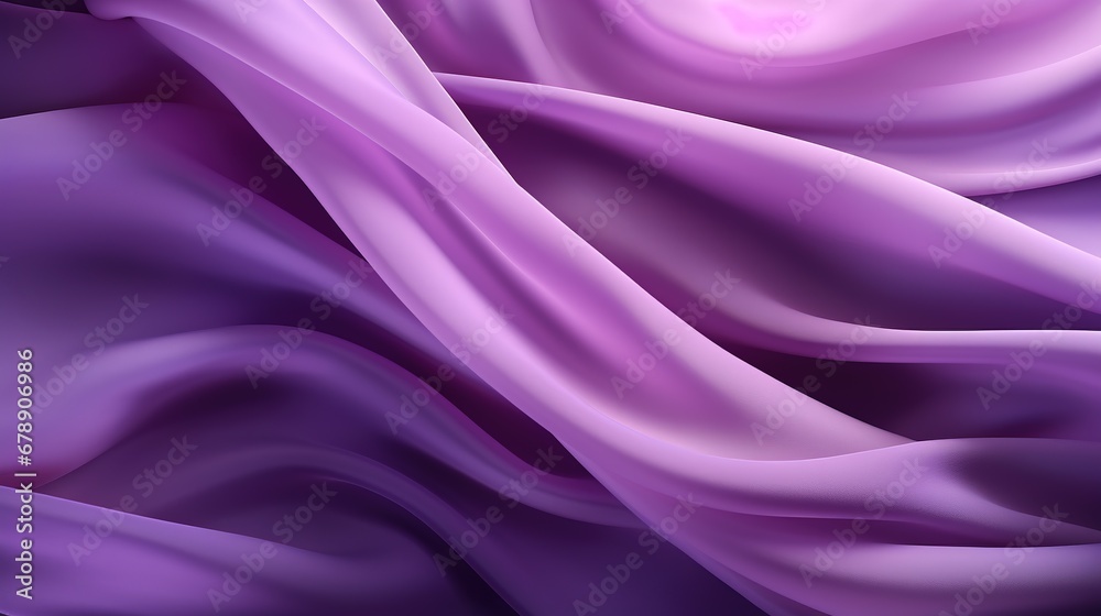 Obraz premium Purple Silk Waves Background