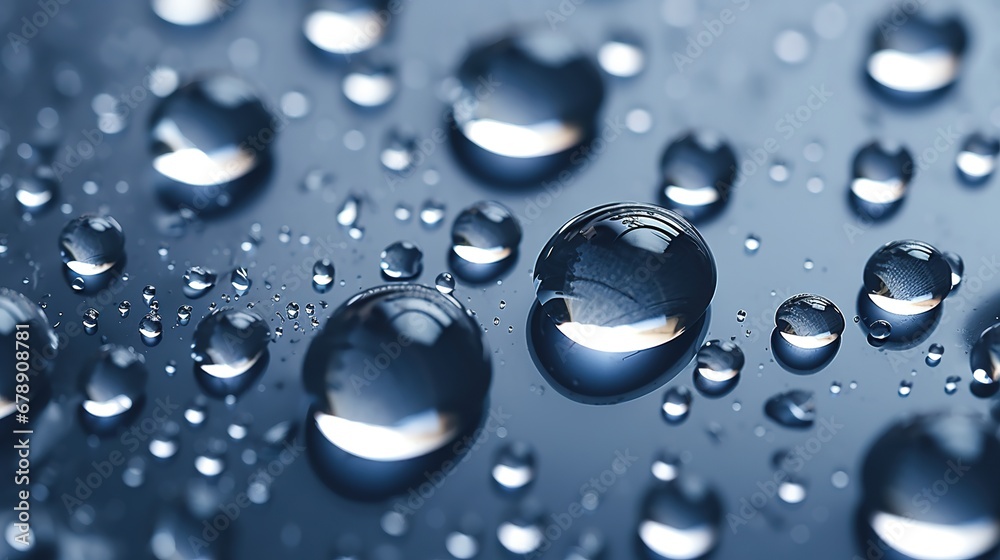 Water Drops Closeup 