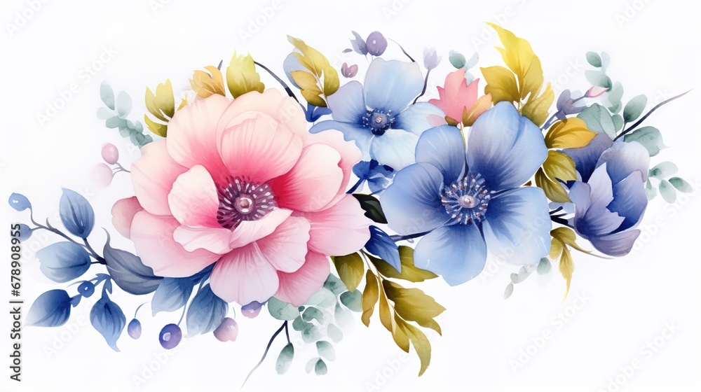 Watercolor Floral Design