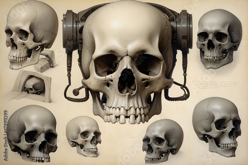 Shadows of Mortality A Realistic Reverie in Bone Generative AI





