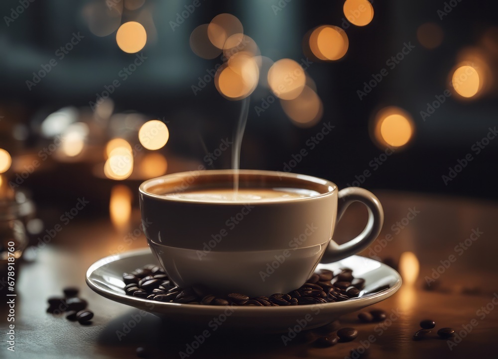 Cup of coffee on the table Cup of coffee on the table