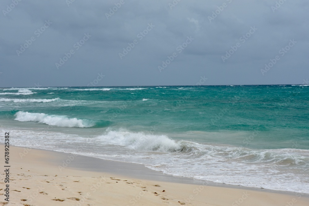 Scenic view of Silver Rock Beach, Barbados