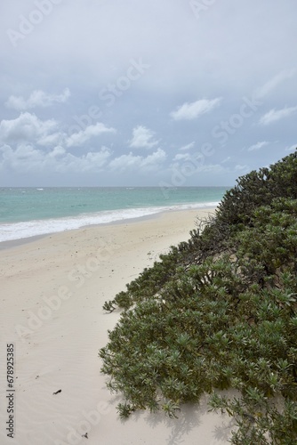 Fototapeta Naklejka Na Ścianę i Meble -  Scenic view of Silver Rock Beach, Barbados