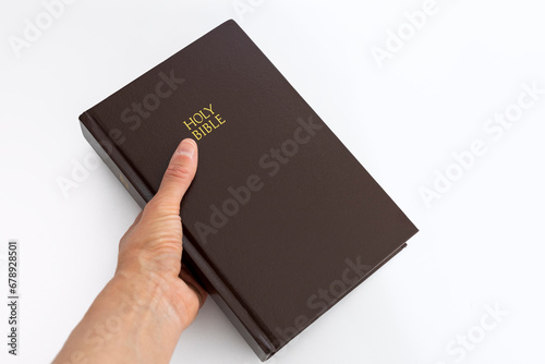 Hand up holy bible hope