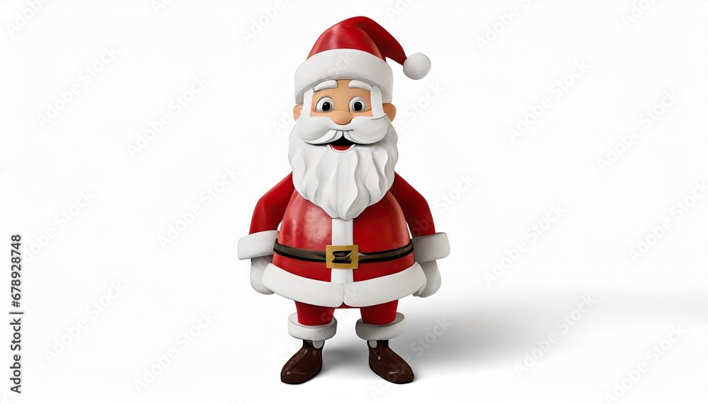 Cartoon character of Santa Claus isolated. Cartoon character of Santa Claus isolated.