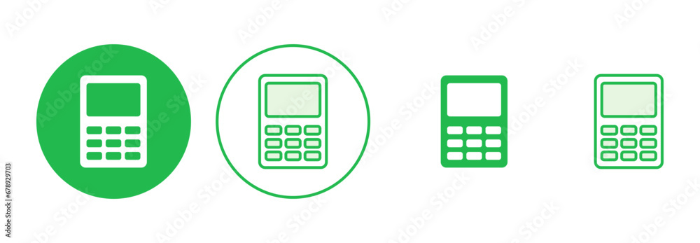Calculator icon set. Accounting calculator icon. calculator vector Calculator icon set. Accounting calculator icon. calculator vector