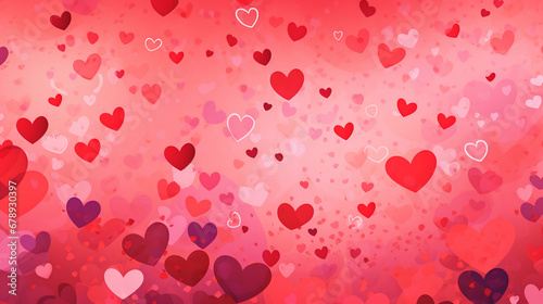 Valentine's Day. Wallpaper with hearts. Love. 