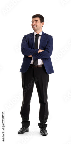 Confident young businessman...