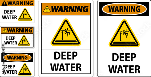 Warning Sign Deep Water