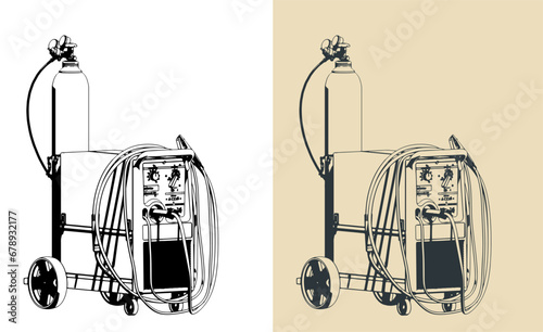 Welding machine and components