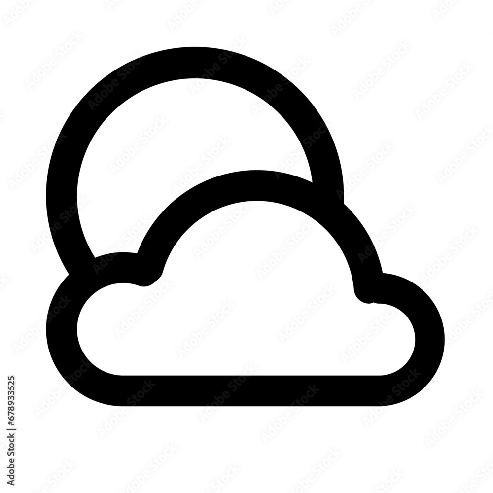 full moon line icon full moon line icon