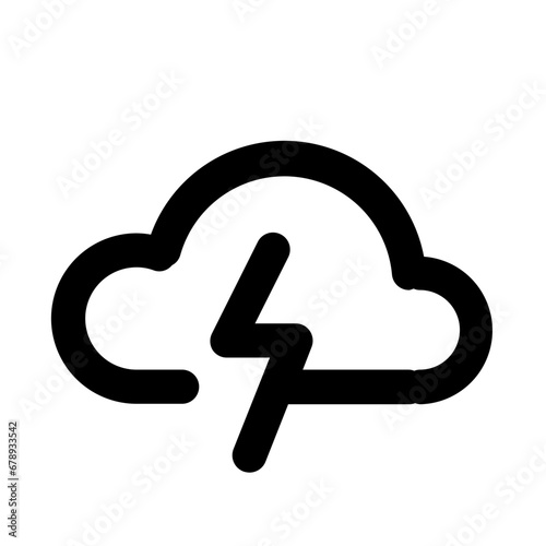 strom line icon