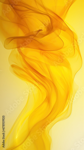 Swirl smooth yellow smoke abstract background