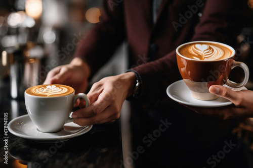 coffee in the hands