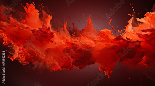 Red paint splash background